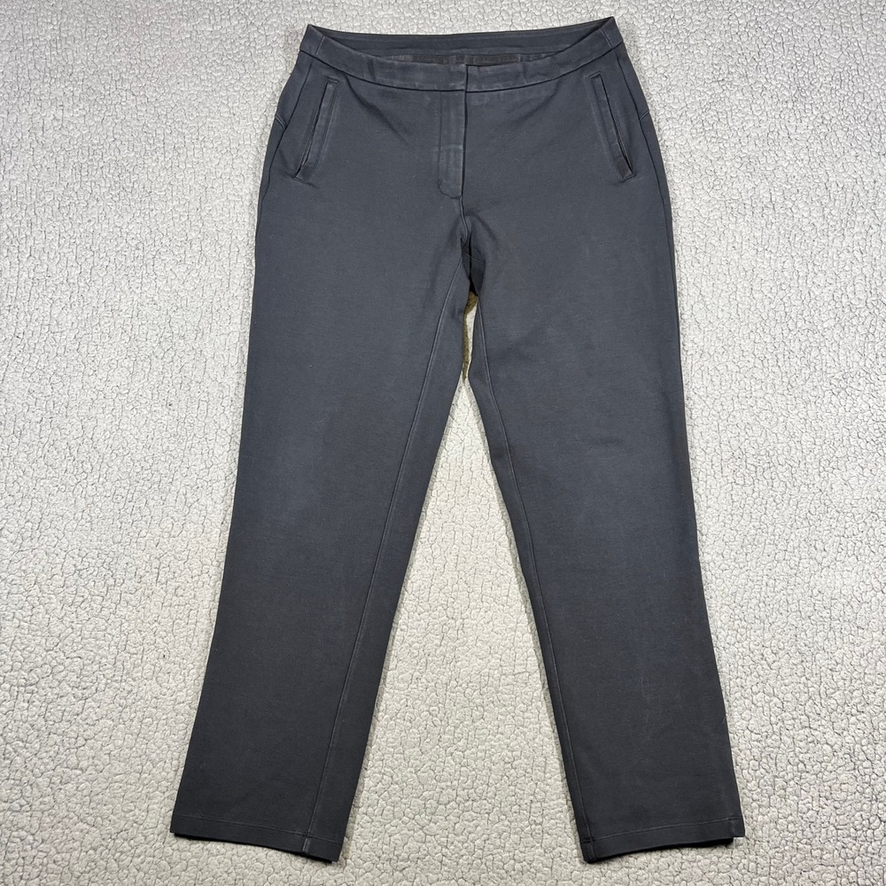 Lululemon Womens Here to There Pant Black Tencel Blend Size 8 Slim Straight Leg